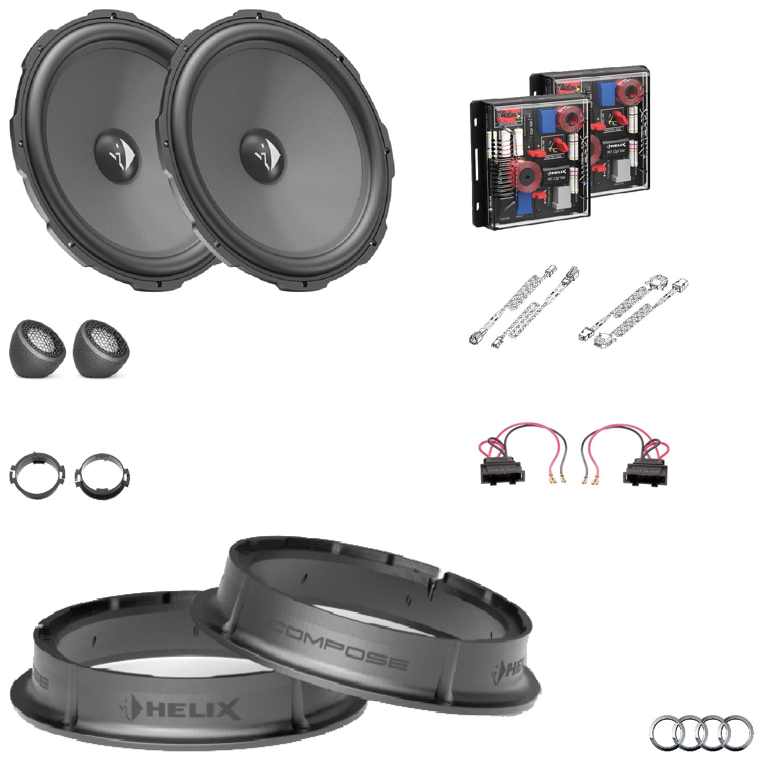 Audi A5 F5 - Front Speaker Upgrade Package | HELIX Ci3/Ci5