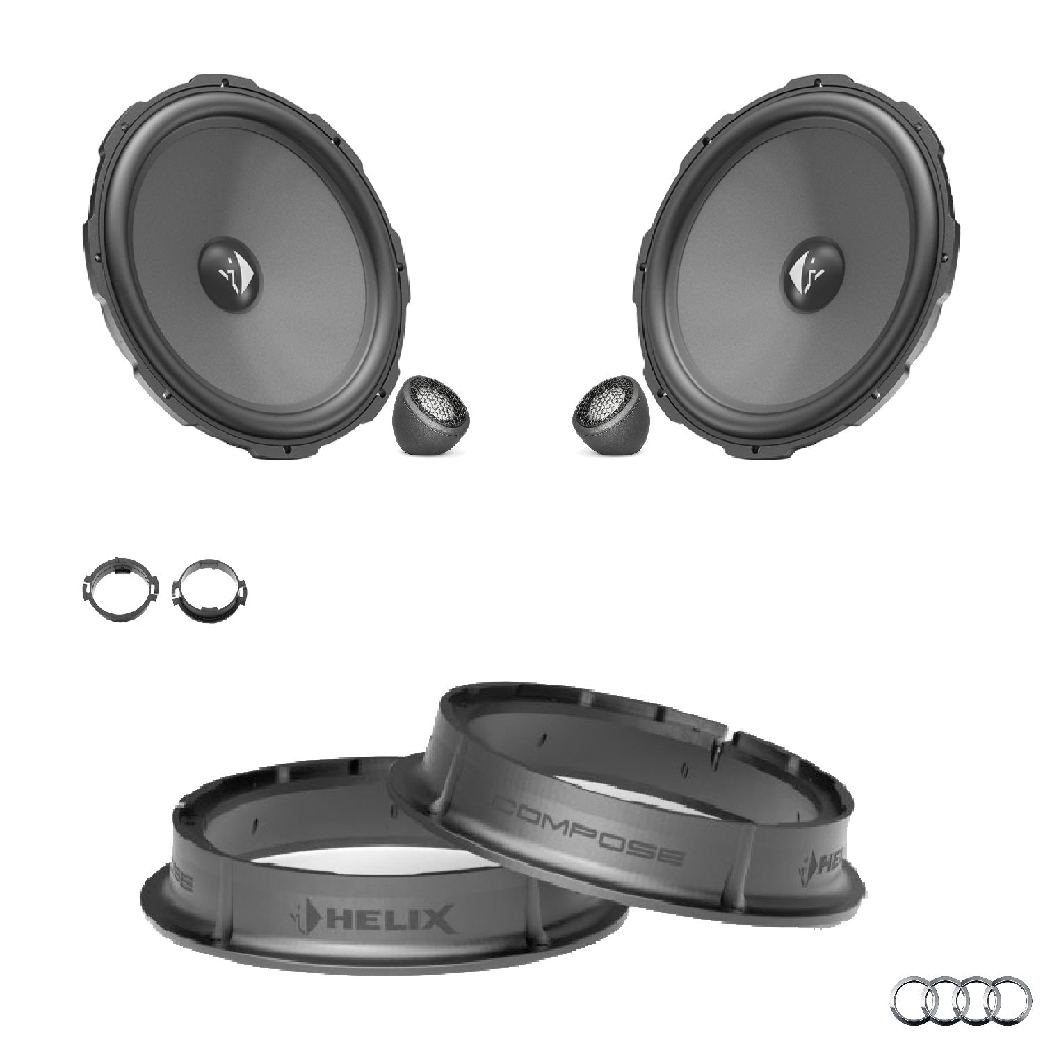Audi A5 F5 - Front Speaker Upgrade Package | HELIX Ci3/Ci5