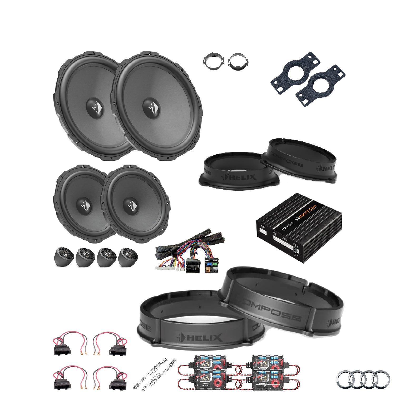 Audi A6 C9 AudiSound - Speaker DSP Amlified Package | HELIX Ci3