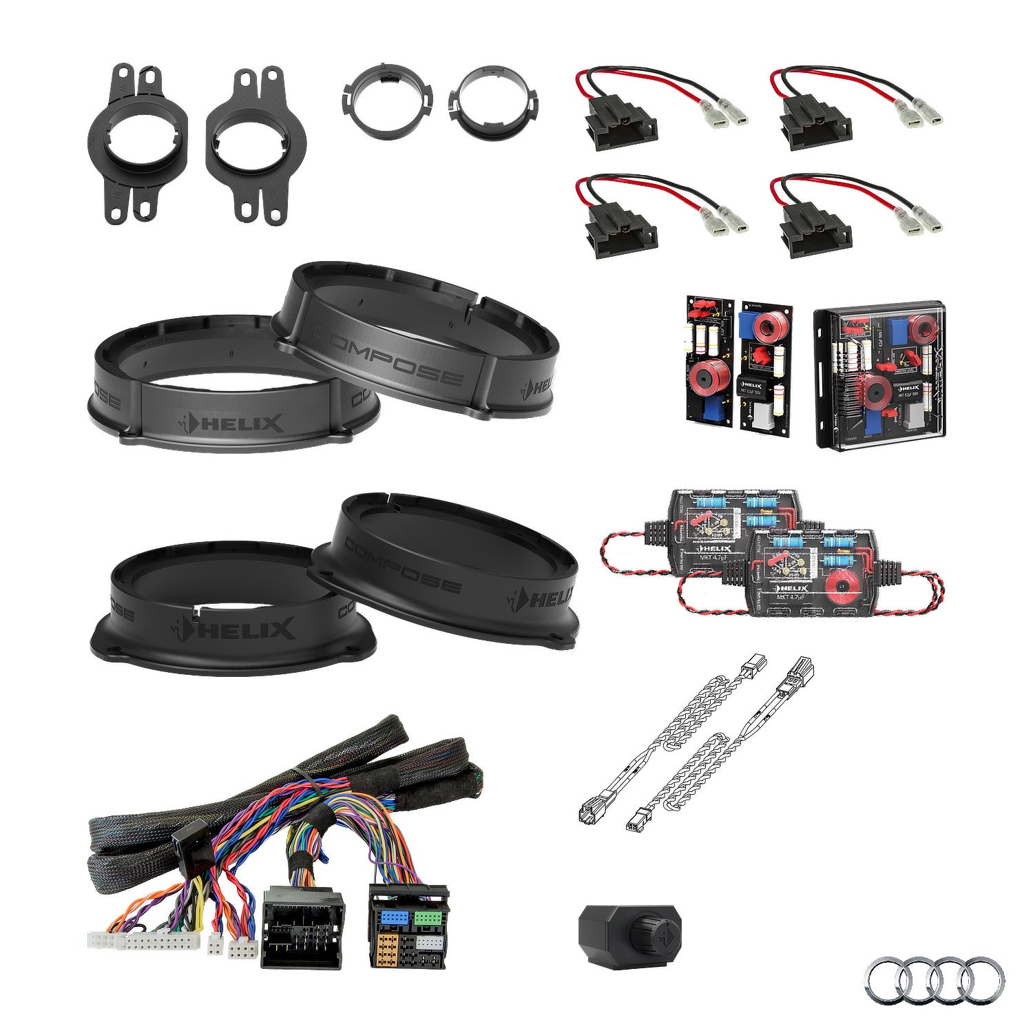 Audi A6 C9 AudiSound - Active Speaker & Subwoofer DSP Amlified Package | HELIX Ci3/Ci5