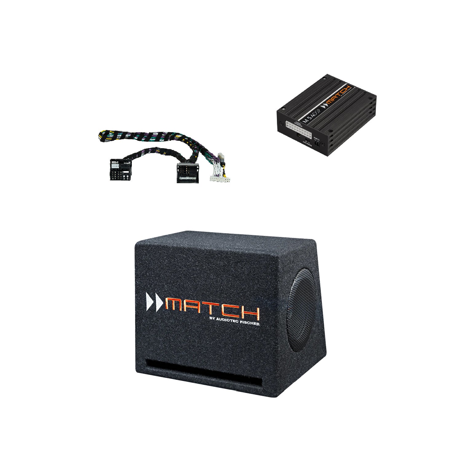 Car Specific 2x6.5" Ported Subwoofer - DSP Amplified Package Add-on | PP 7E-D