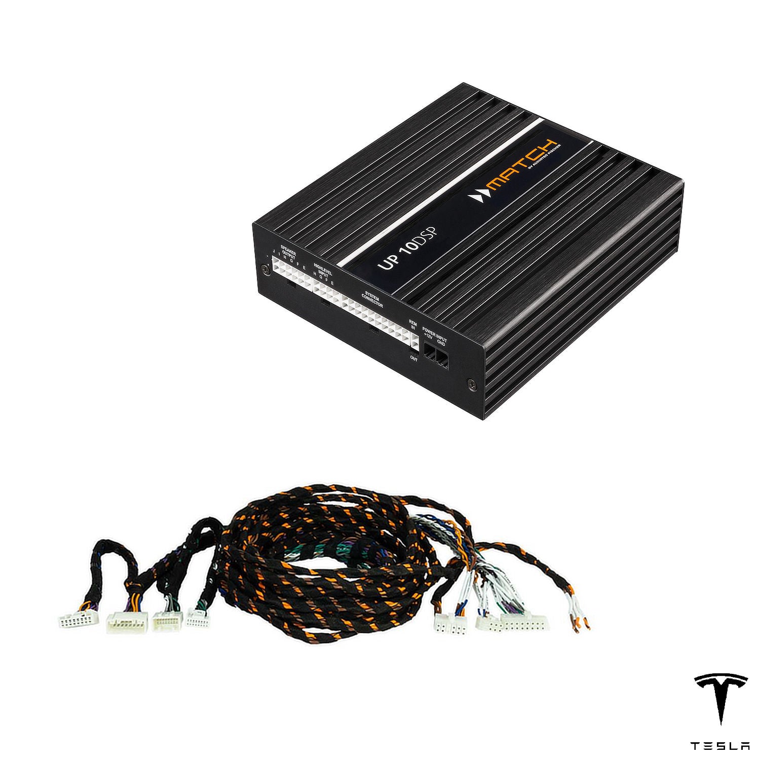 Tesla with AMD Ryzen - DSP Amplifier + PnP Harness | MATCH UP 10DSP MK2 (from 2022)