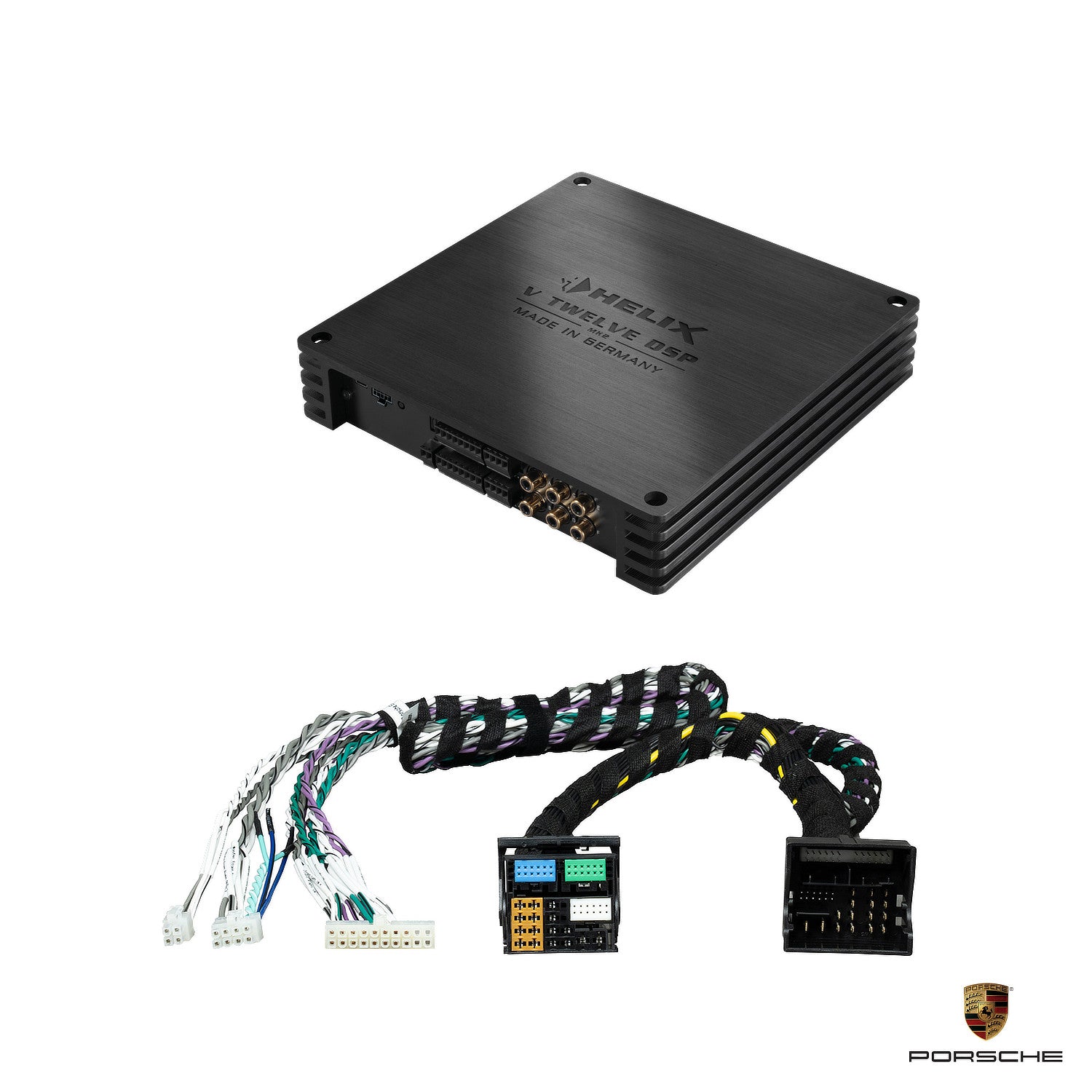 Porsche With Basic Sound from 2017 - DSP Amplifier + PnP Harness | HELIX P SIX DSP Ultimate