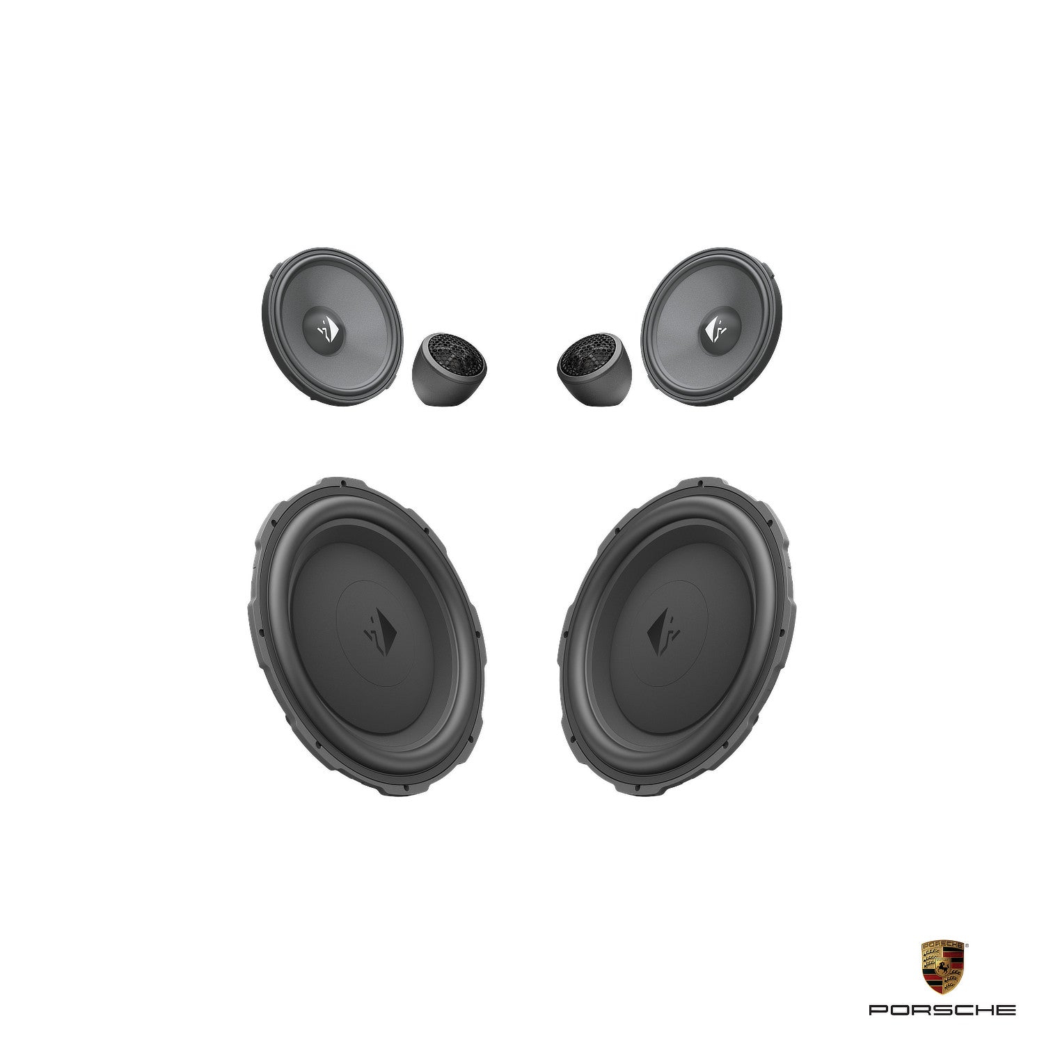 Porsche 911 (991/992) BOSE - Front Speaker Upgrade Package (Extra Bass) | HELIX Ci3/Ci5