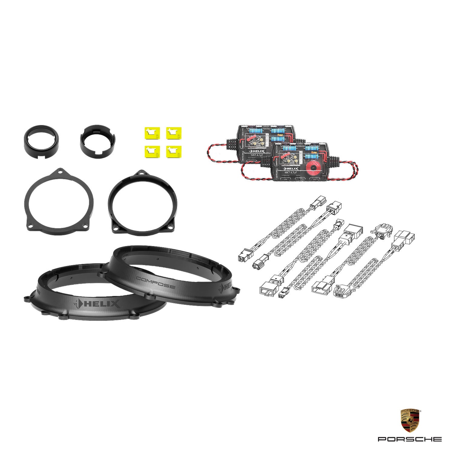 Porsche Boxster (982/718) - Speaker Upgrade Package | HELIX Ci3