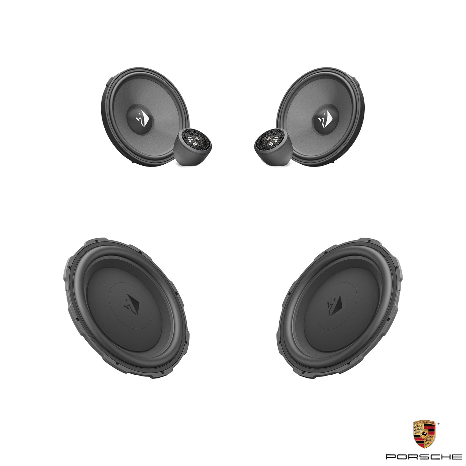 Porsche Boxster (982/718) - Front Speaker Upgrade Package (Extra Bass) | HELIX Ci3/Ci5