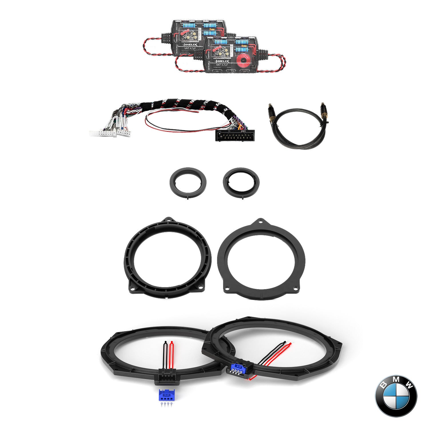 BMW Harman Kardon S0688 F Gen - Front Speaker & Subwoofer DSP Amplified Package | HELIX Ci5