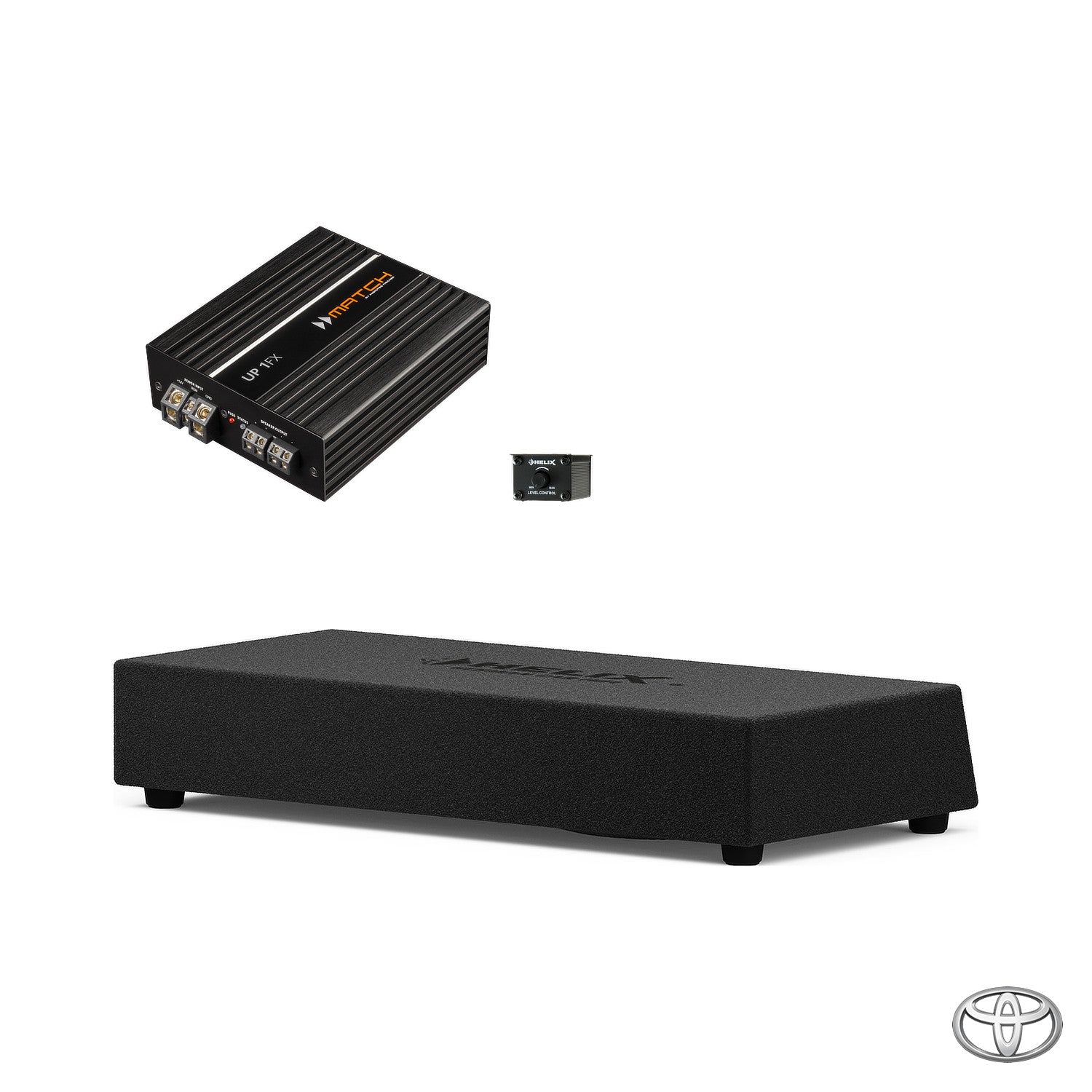 Toyota GR Supra (2019-) JBL - Boot Bench Subwoofer Amplified Package | HELIX IK ES10.1-DVC2