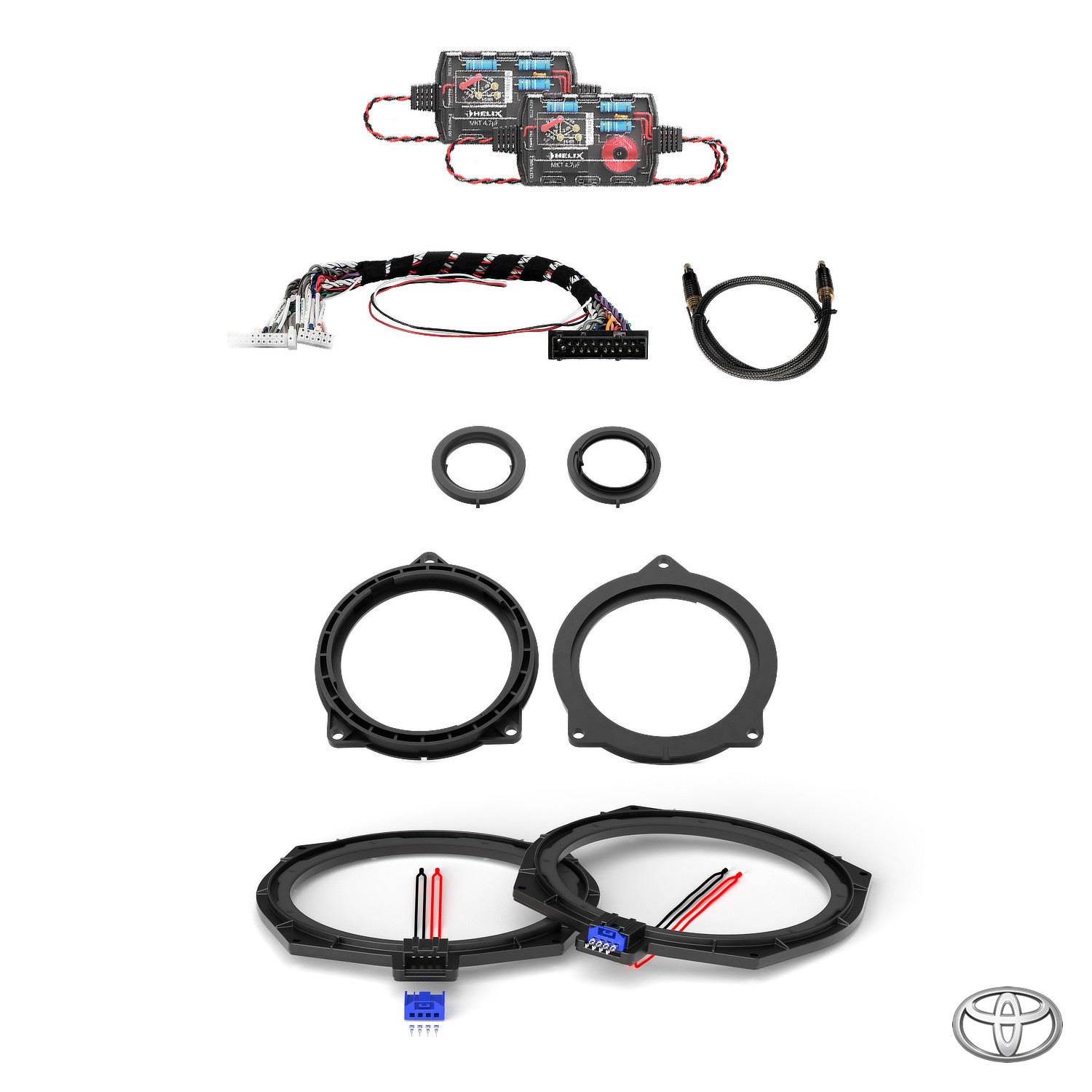 Toyota GR Supra (2019-) JBL - Front Speaker & Subwoofer DSP Amplified Package | HELIX Ci5