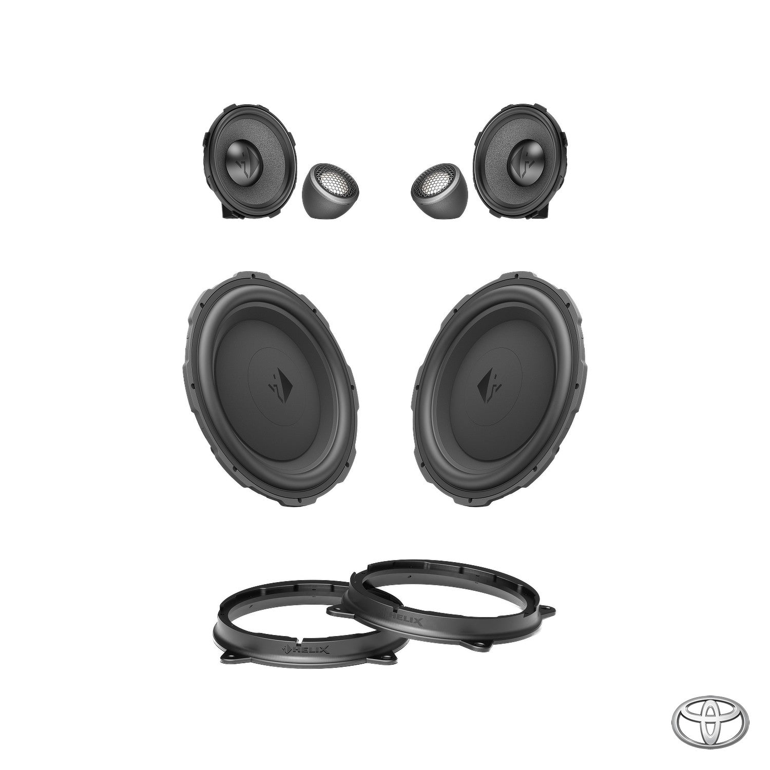 Toyota LC Prado J250 (2025-) JBL - Front Speaker Upgrade Package | HELIX Ci5
