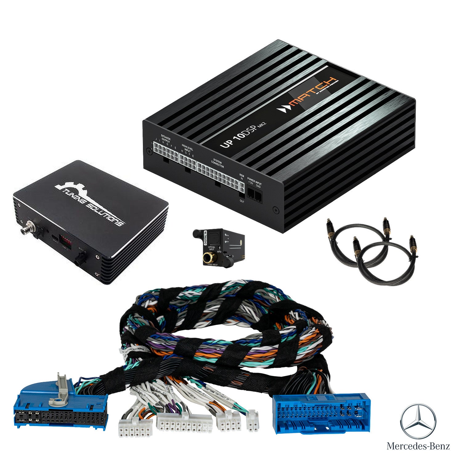 Mercedes C/GLC/Vito (MBUX 2023-2025) Burmester - Digital to Toslik Converter + DSP Amp & Harness Package | MATCH UP 10DSP