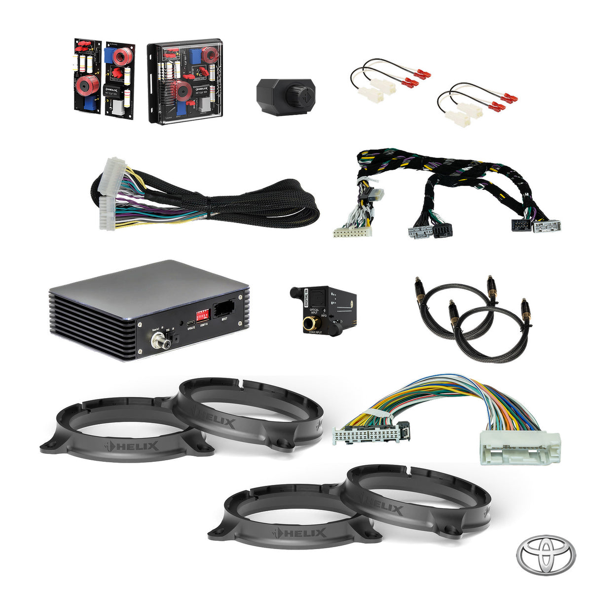 Toyota Hilux N80 - S/PDIF Interface + DSP Amp & Speaker & Subwoofer Package | HELIX Ci7