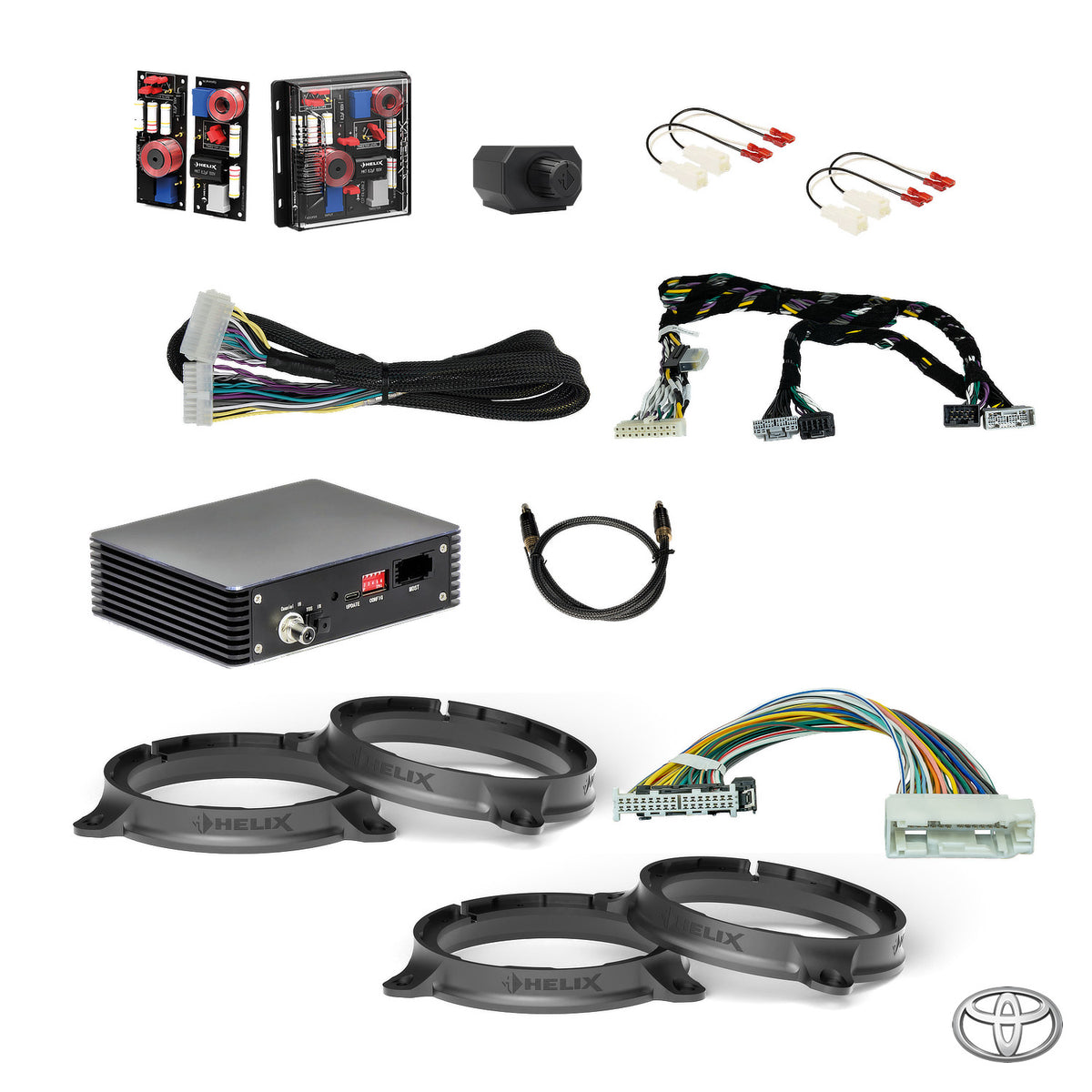 Toyota Hilux N80 - S/PDIF Interface + DSP Amp & Speaker & Subwoofer Package | HELIX Ci7