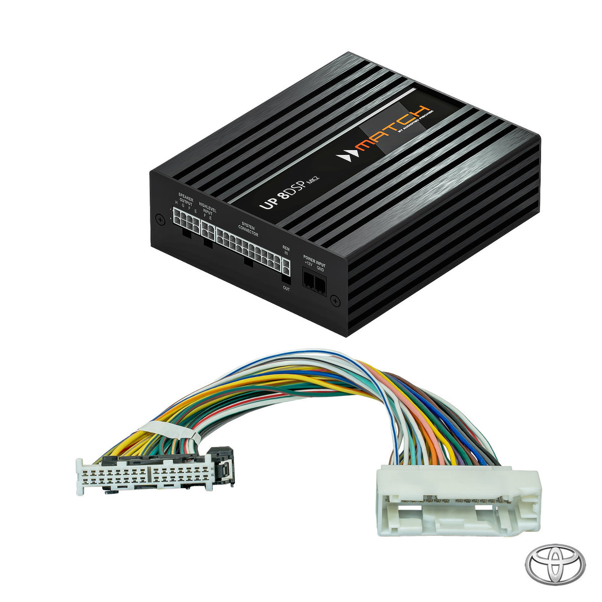 Toyota with JBL - DSP Amplifier + PnP Harness | MATCH UP 8DSP MK2
