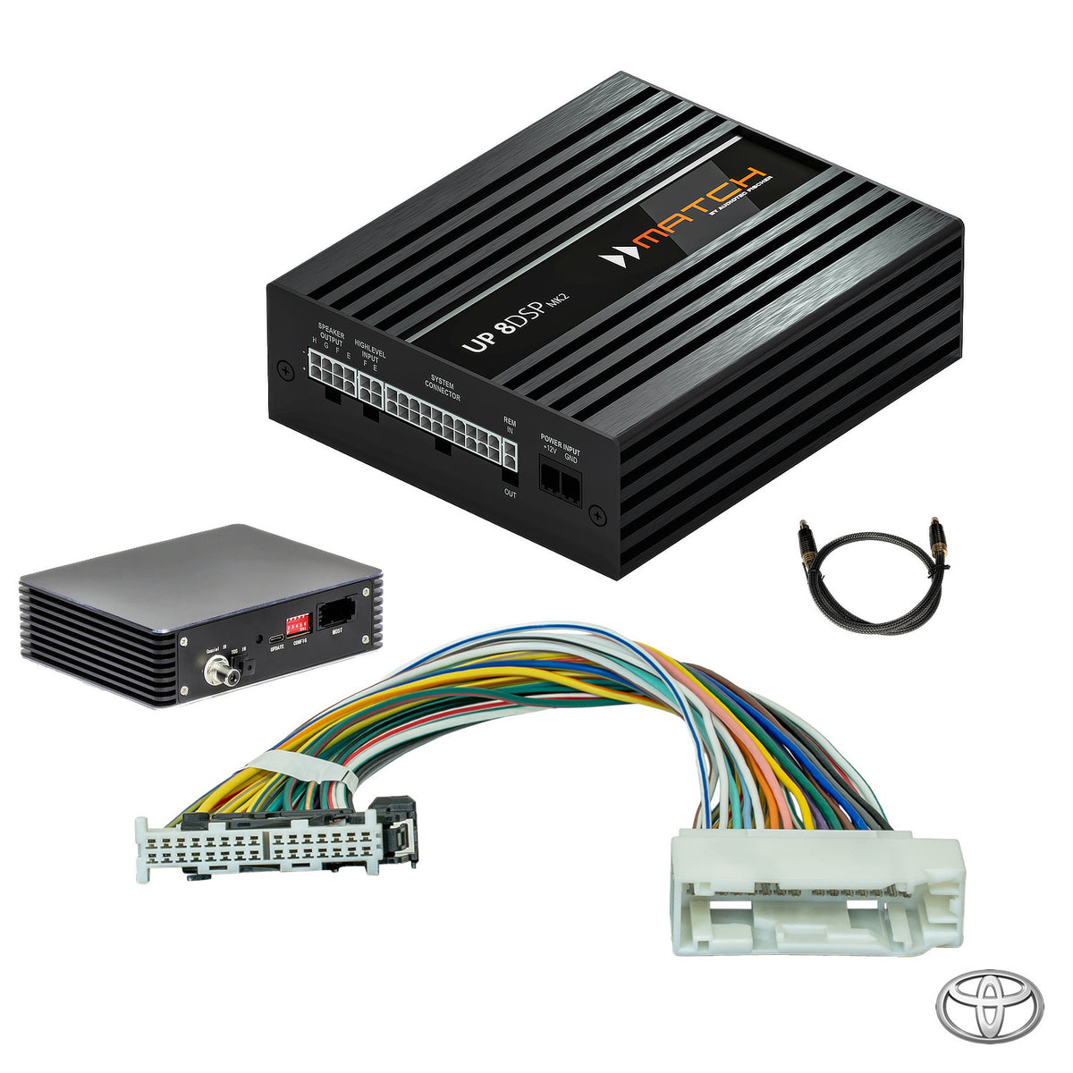Toyota with JBL - S/PDIF Interface + DSP Amp & Harness Package | MATCH UP 8DSP MK2