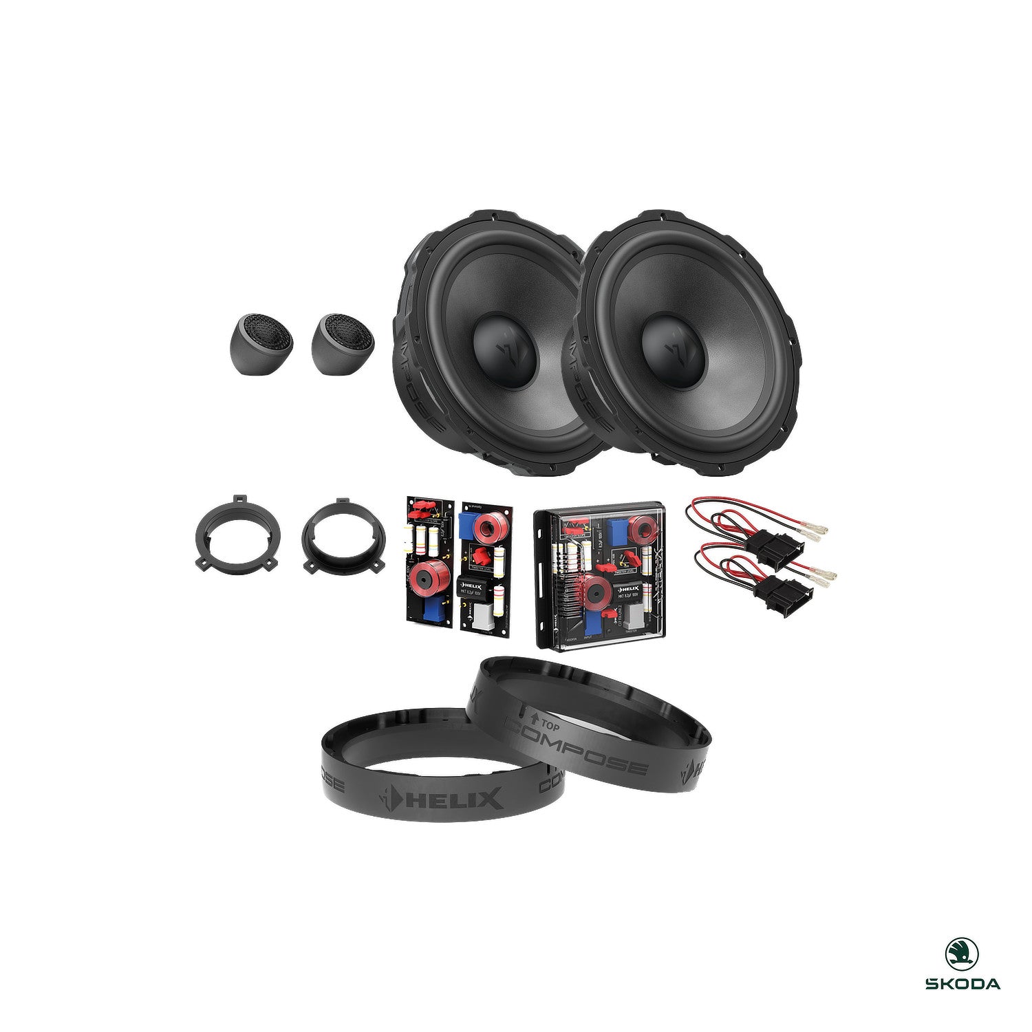 Skoda Octavia IV - Front Speaker Upgrade Package | HELIX Ci7