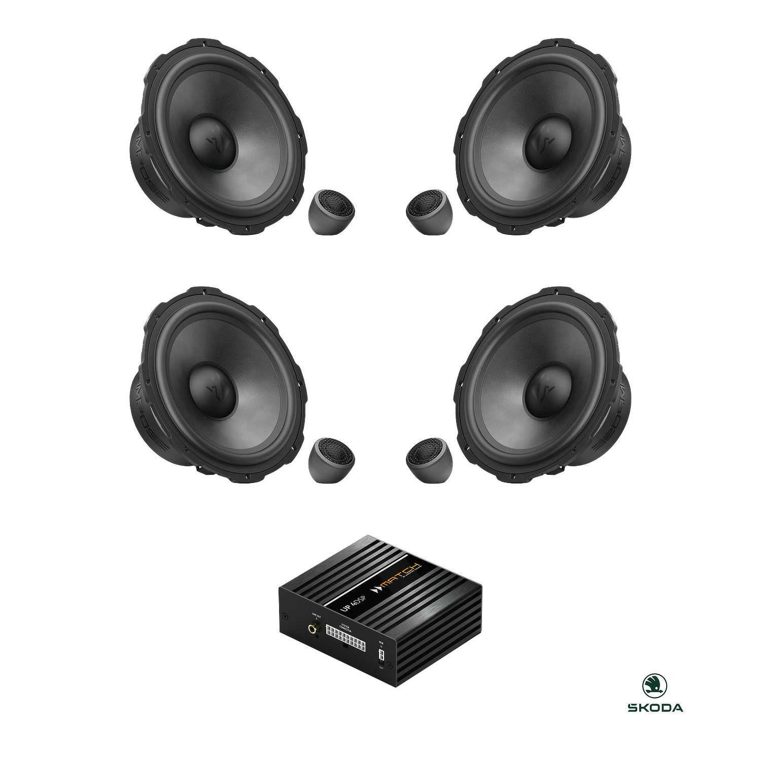 Skoda Octavia IV - Speaker DSP Amplified Upgrade Package | HELIX Ci7