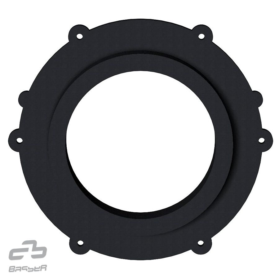 BASSER DMpors02 - 6.5" MDF Speaker Spacers To Fit Porsche Cayenne 3 & Macan (Front door)