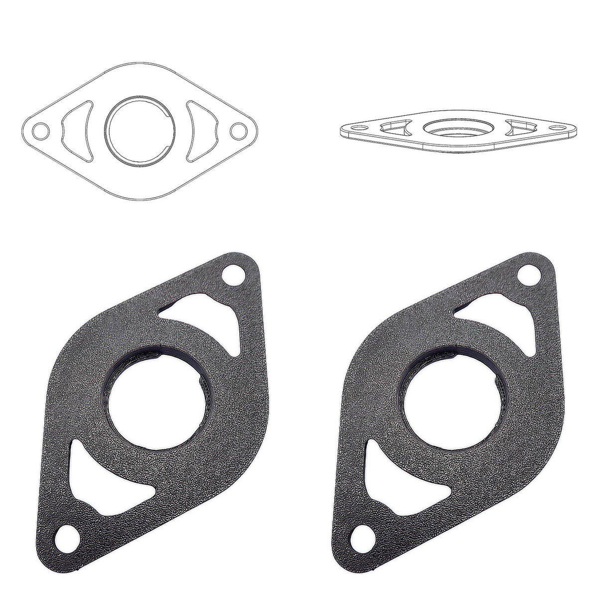 ST-3D SOUNDTECH FlexMount 20 - 0.75" 3D Printed Speaker Adapter | Pair