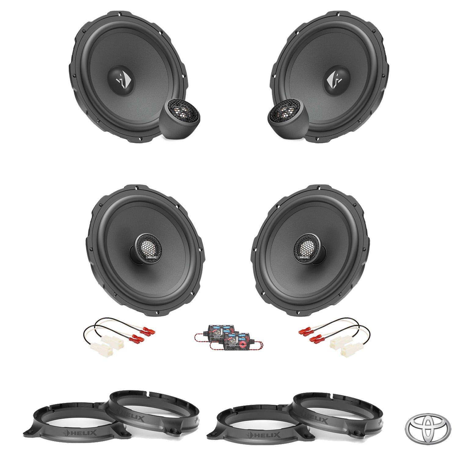 Toyota Hilux SR5 Dual Cab - Speaker Upgrade Package | HELIX Ci3