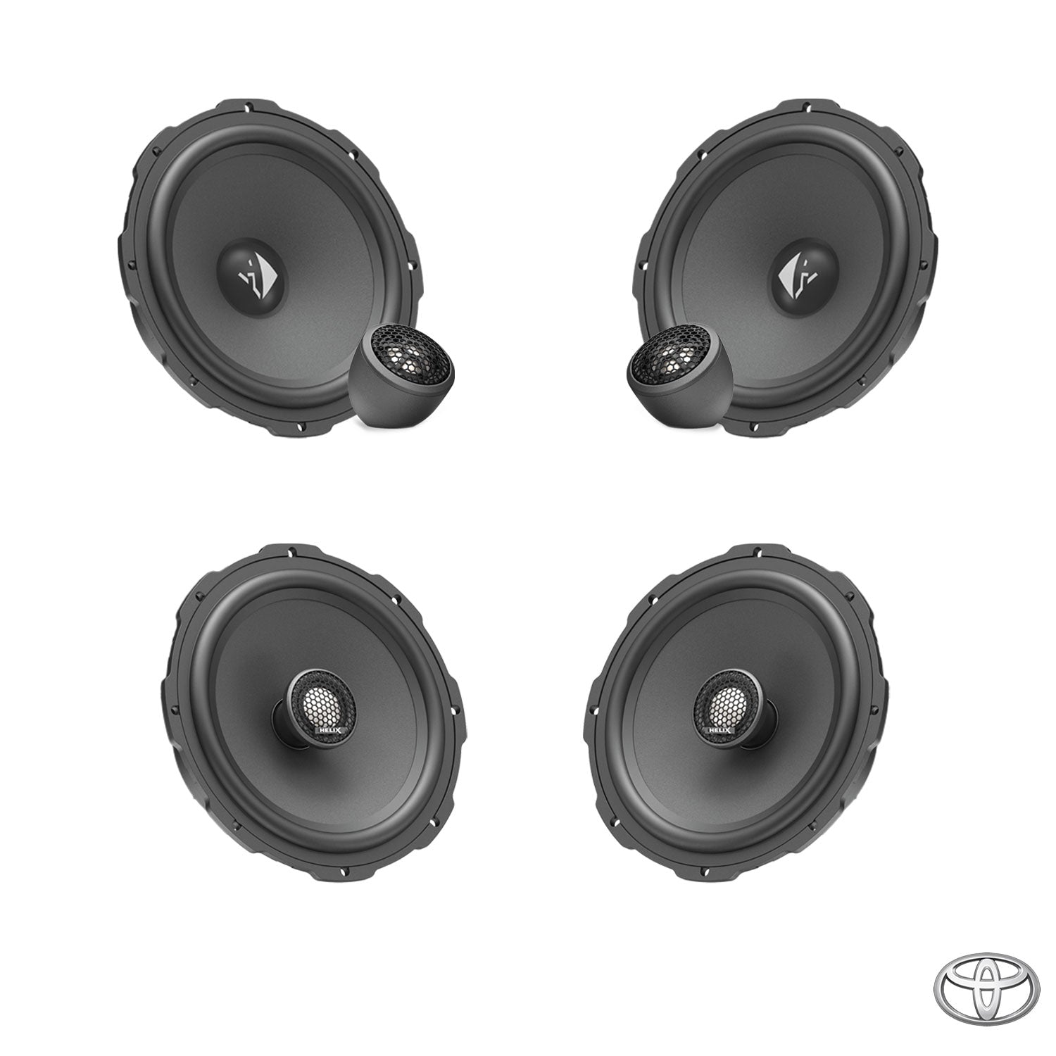 Toyota Hilux SR5 Dual Cab - Speaker Upgrade Package | HELIX Ci3