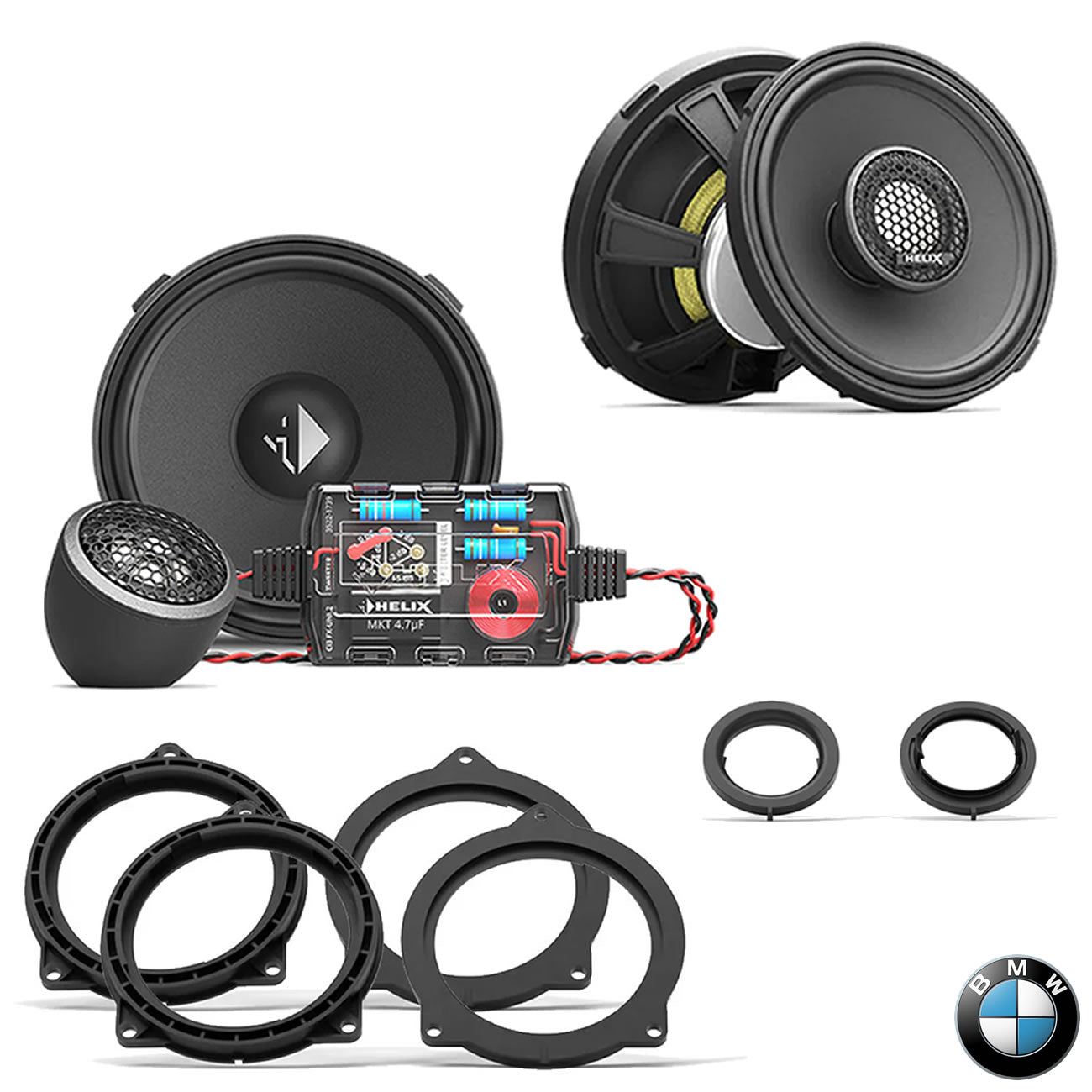 BMW Basic Sound F/G Gen - Speaker Upgrade Package | HELIX Ci3 (front tweeters pods required)