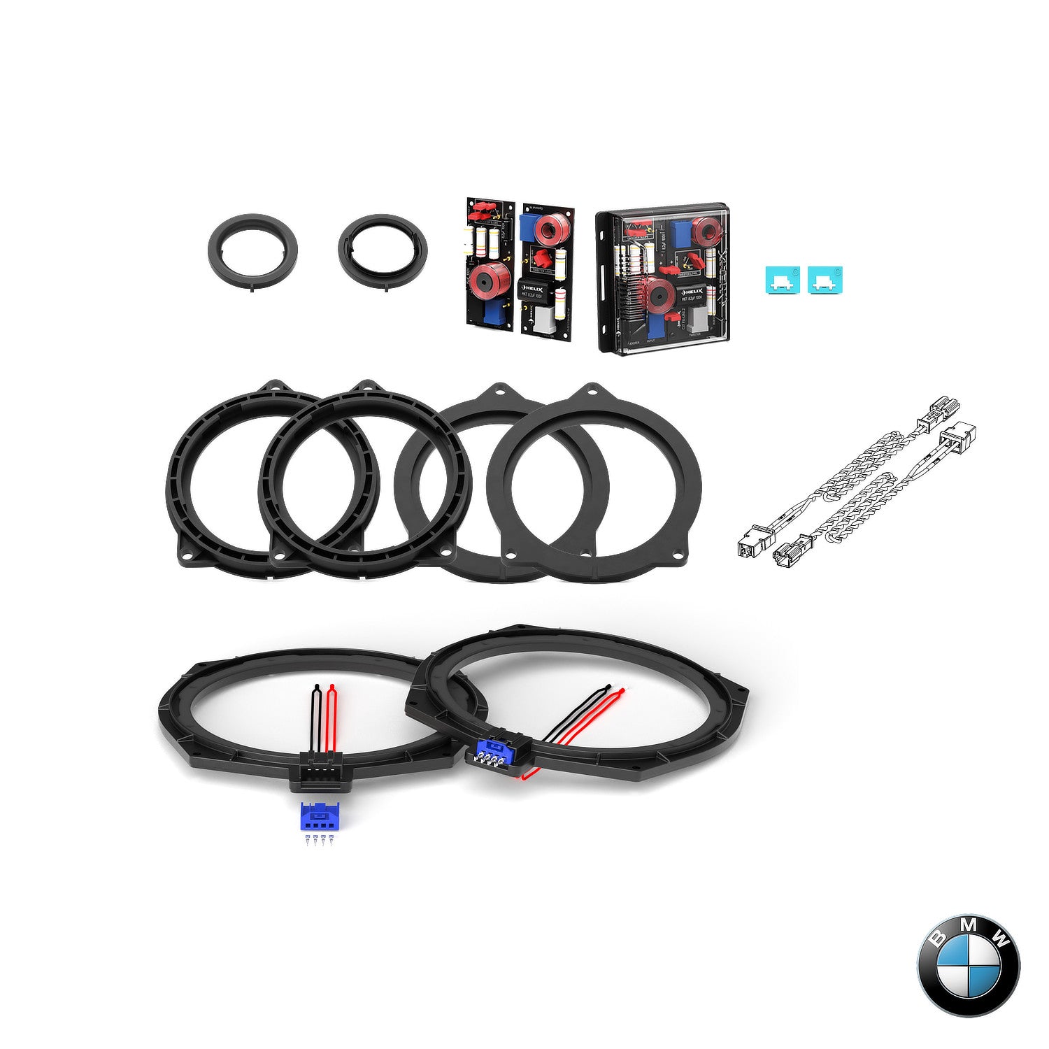 BMW HiFi S0676 F Gen - Speaker & Subwoofer DSP Amplified Package | HELIX Ci7 / Ci3 / Ci5