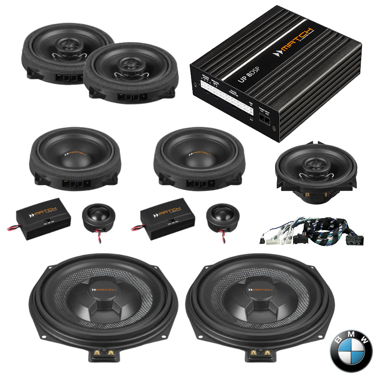 BMW HiFi S0676 G Gen RAM - Speaker & Subwoofer DSP Amplified Package | MATCH UP PnP