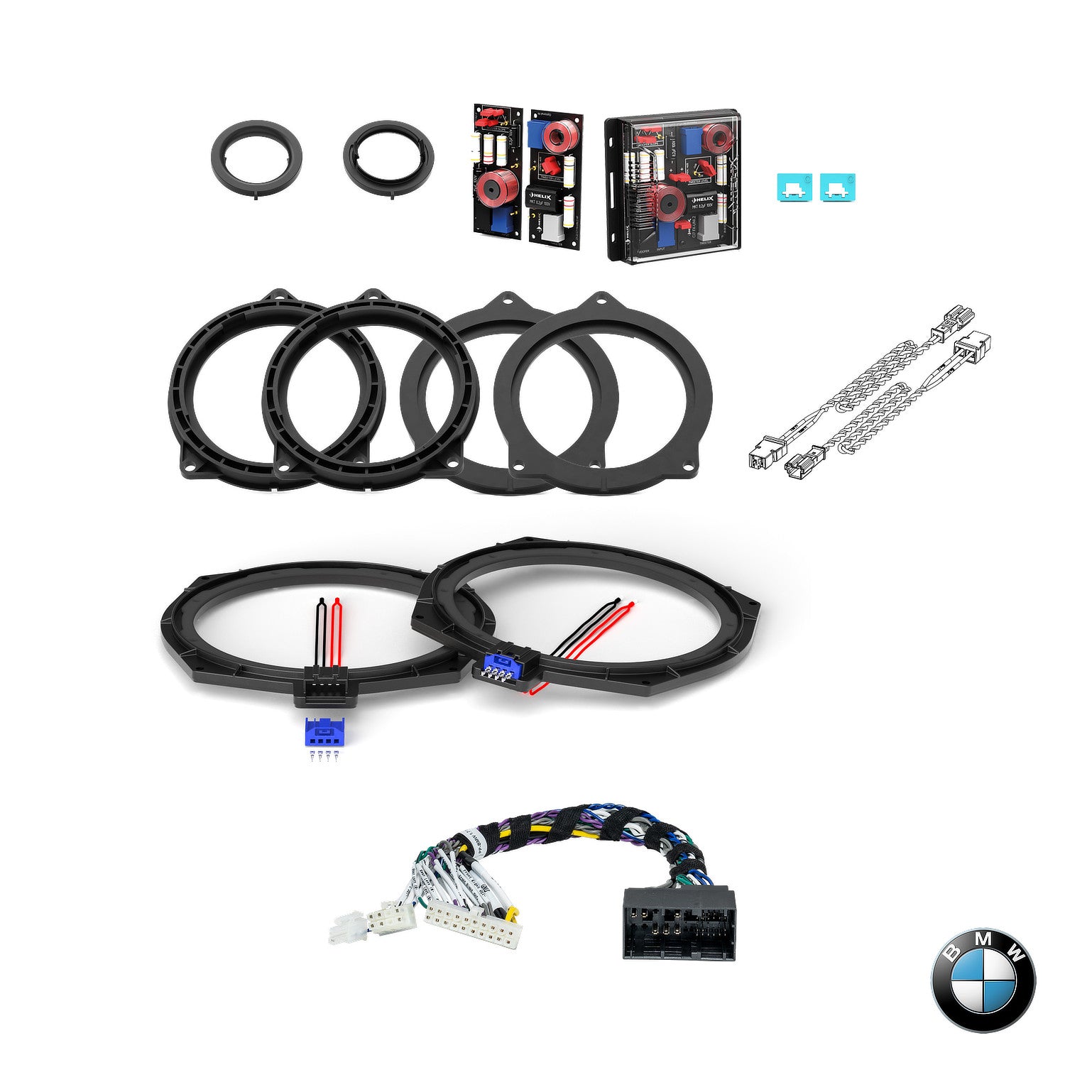 BMW HiFi S0676 F Gen - Speaker & Subwoofer DSP Amplified Package 2 | HELIX Ci7 / Ci3 / Ci5
