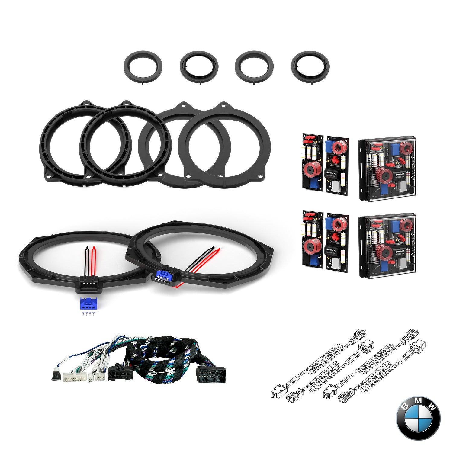 BMW HiFi S0676 G Gen RAM - Speaker & Subwoofer DSP Amplified Package 3 | HELIX Ci7 / Ci5 (rear tweeter grilles required)