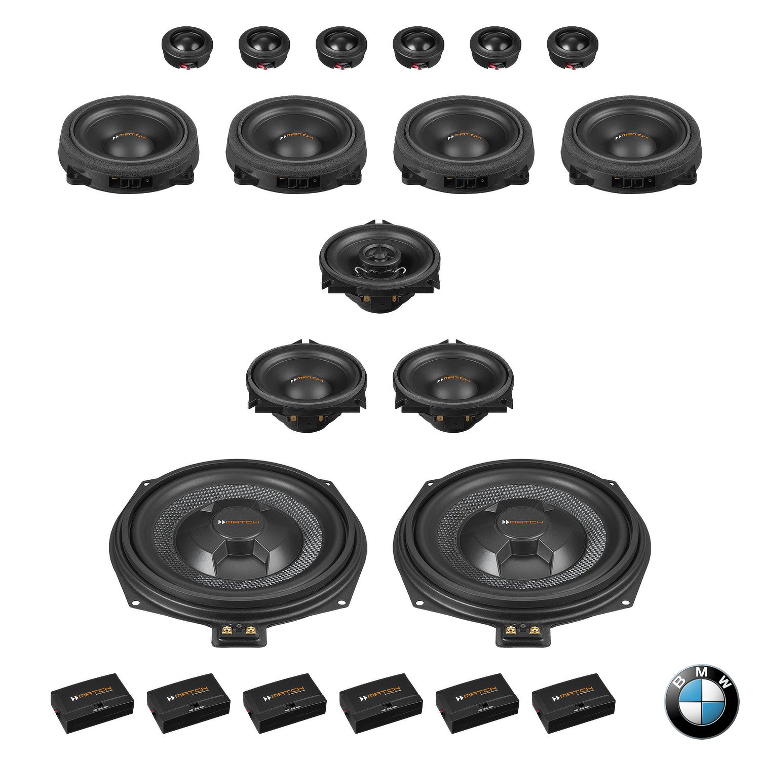 BMW Harman Kardon S0688 F Gen - Speaker & Subwoofer Upgrade Package | MATCH UP PnP