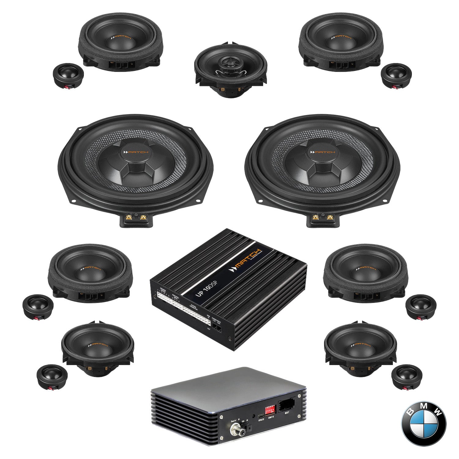 BMW Harman Kardon S0688 F Gen - Speaker & Subwoofer DSP Amplified Package | MATCH UP PnP