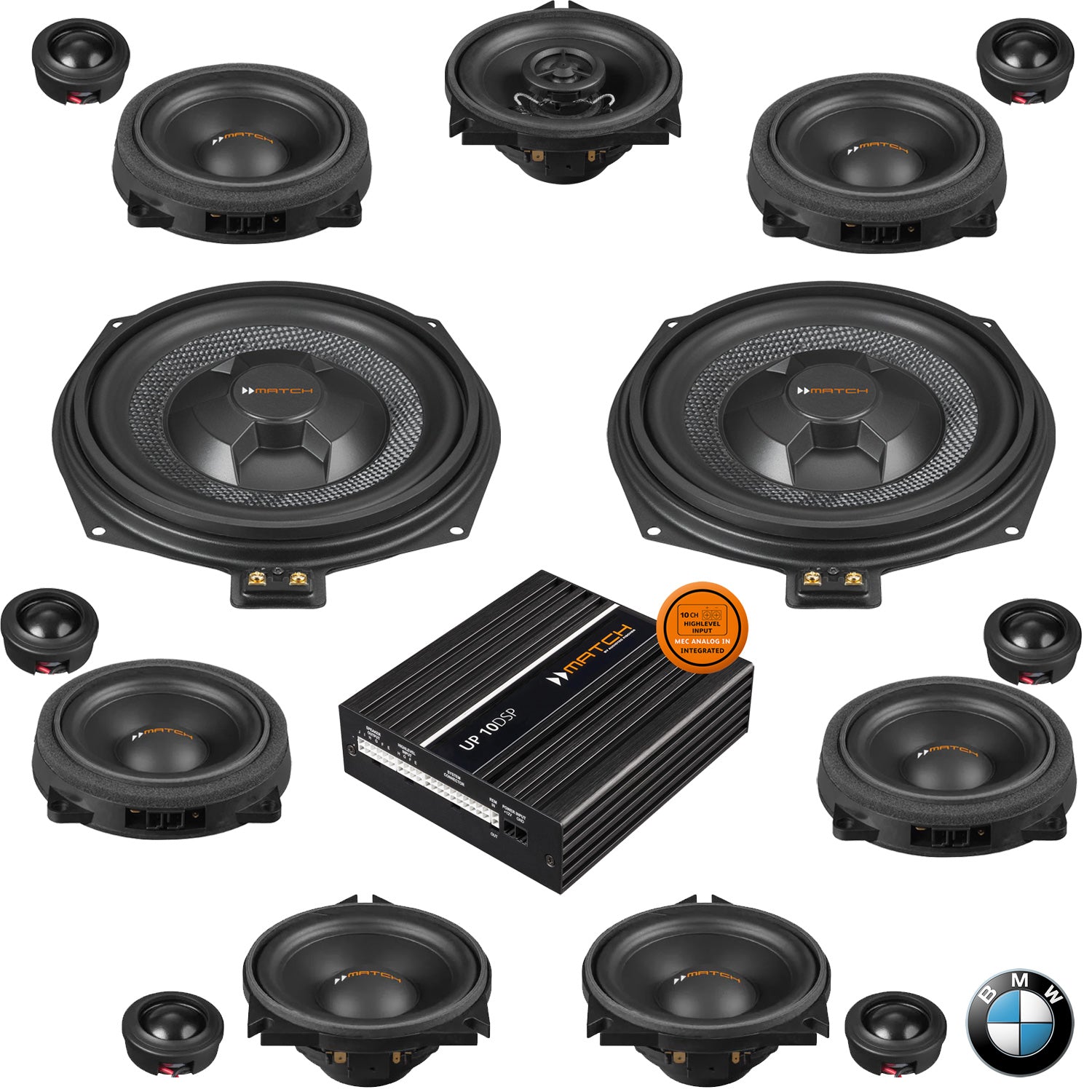 BMW Harman Kardon S0688 G Gen RAM - Speaker & Subwoofer DSP Amplified Package | MATCH UP PnP