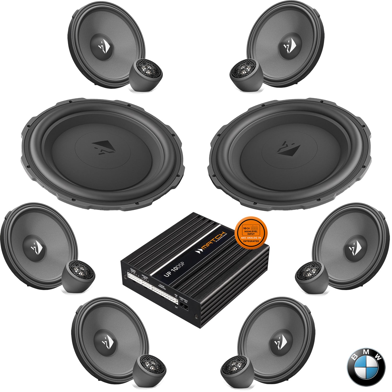 BMW Harman Kardon S0688 G Gen RAM - Speaker & Subwoofer DSP Amplified Package | HELIX Ci3 / Ci5