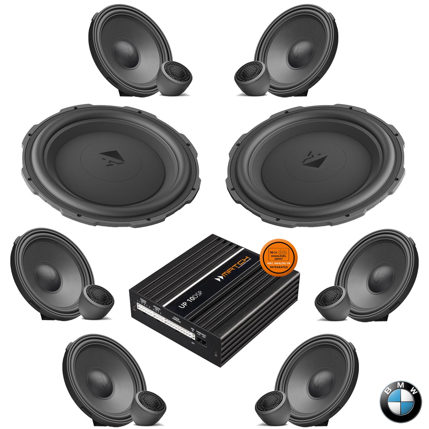 BMW Harman Kardon S0688 G Gen RAM - Speaker & Subwoofer DSP Amplified Package | HELIX Ci7 / Ci5