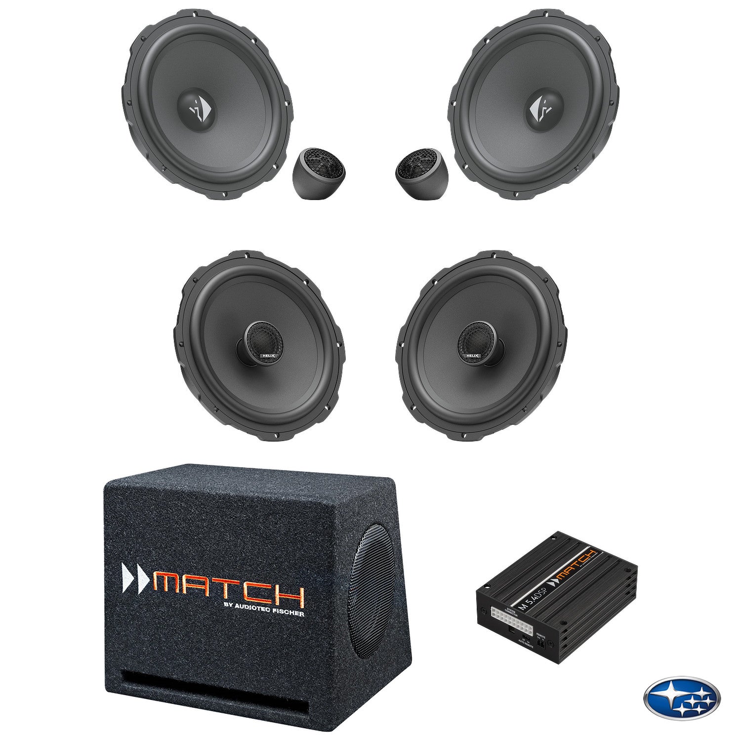 Subaru Levorg - Speaker & Subwoofer DSP Amplified Package | HELIX Ci3