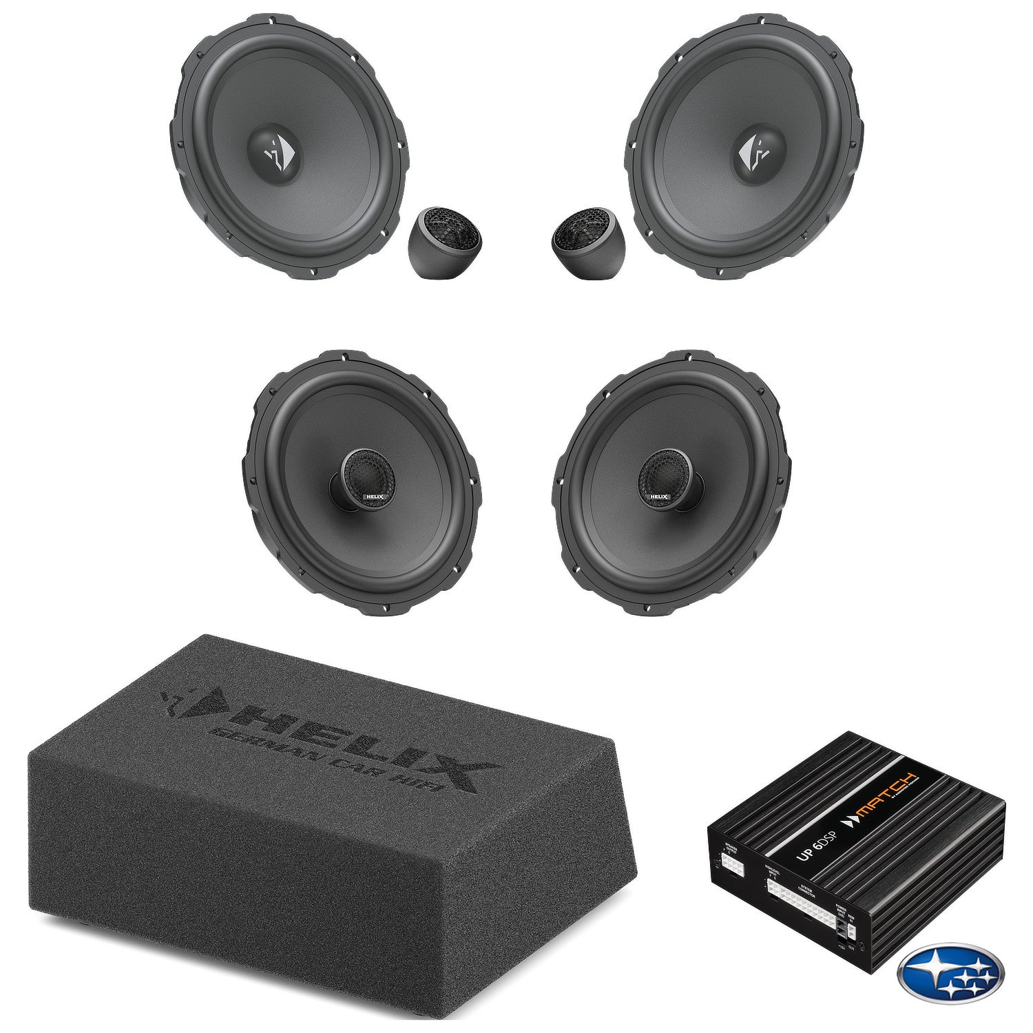 Subaru Levorg - Speaker & Subwoofer DSP Amplified Package 2 | HELIX Ci3