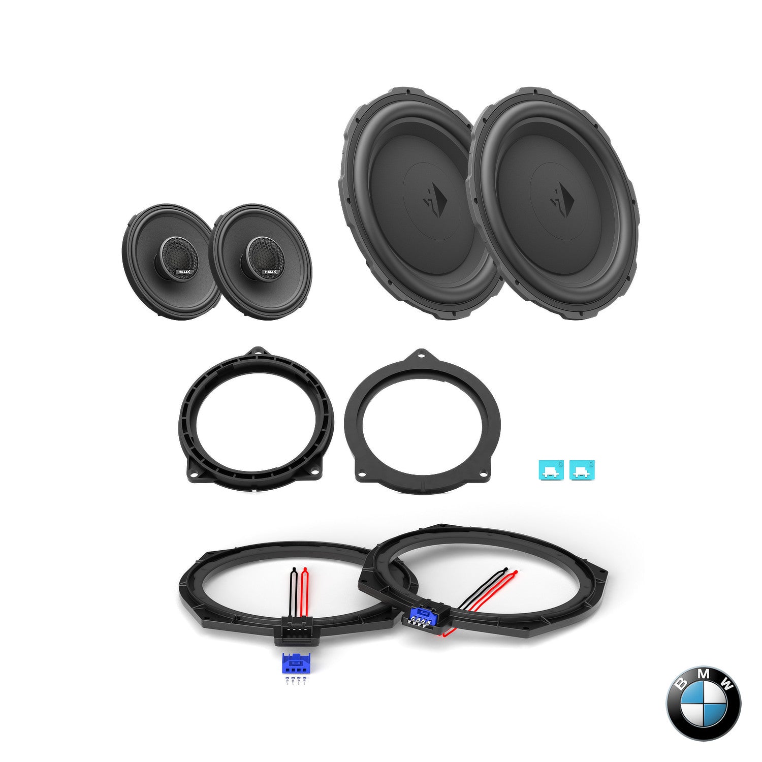 BMW Basic Sound F/G Gen - Front Speaker & Subwoofer Upgrade Package | HELIX Ci3 / Ci5