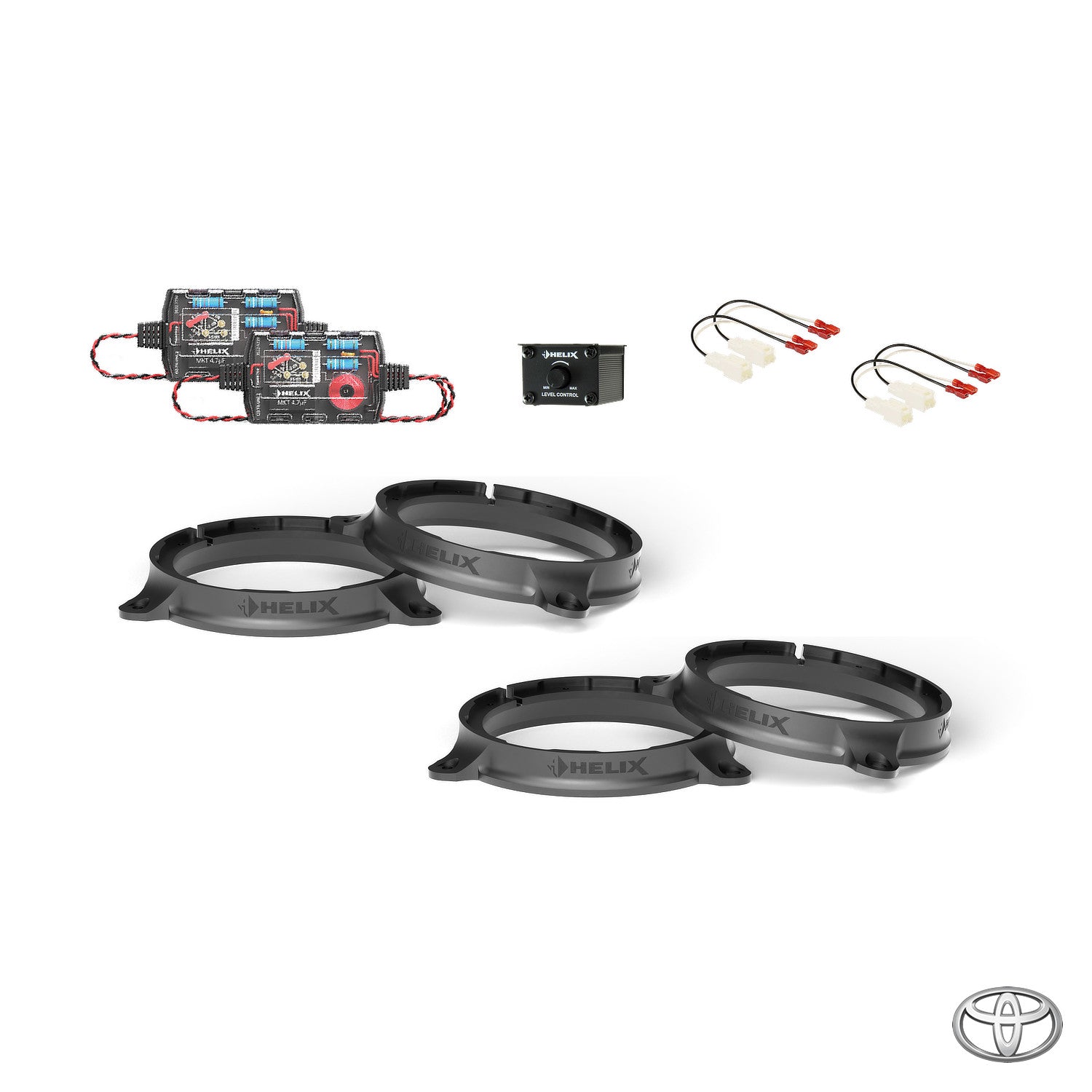 Toyota Hilux SR5 Dual Cab - Speaker & Subwoofer Amplified Package | HELIX Ci3