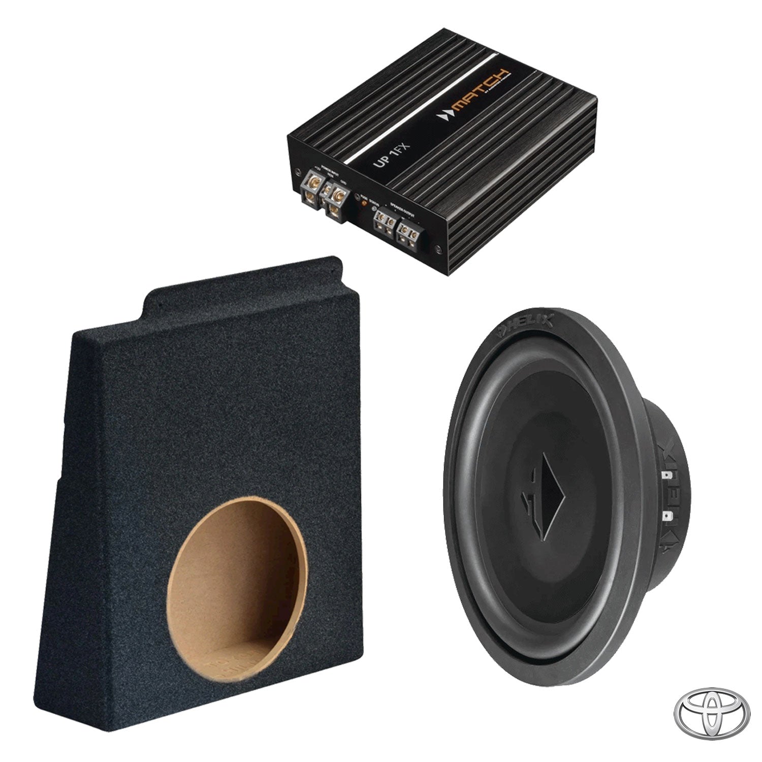 Toyota Hilux SR5 Dual Cab - Subwoofer Amplified Package | HELIX Ci3