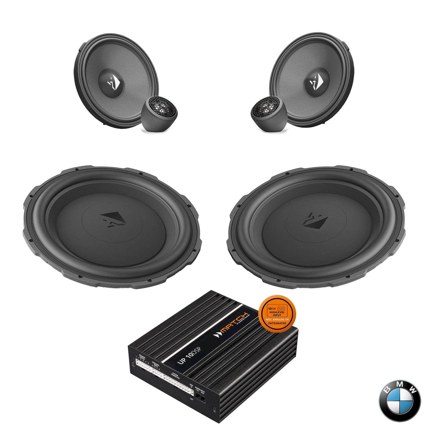 BMW Harman Kardon S0688 G Gen RAM - Front Speaker & Subwoofer DSP Amplified Package | HELIX Ci3 / Ci5