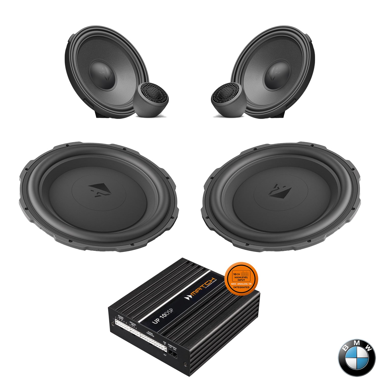 BMW Harman Kardon S0688 G Gen RAM - Front Speaker & Subwoofer DSP Amplified Package | HELIX Ci7 / Ci5