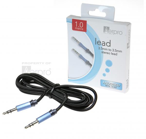 AERPRO ADM135A - Aluminium 3.5 to 3.5 male lead