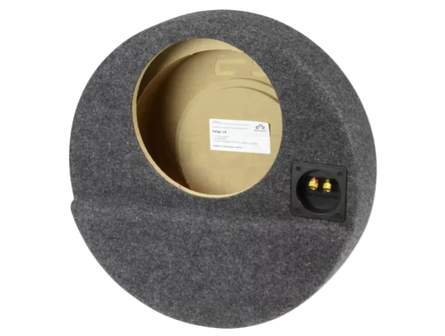 BASSER Spare Tyre 18" - 10" Fit-Box Boot Subwoofer Enclosure 15L