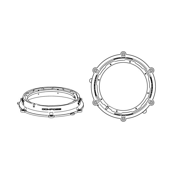 HELIX FlexMount CFMK200 - 8" 3D Printed Speaker Adapter | Pair