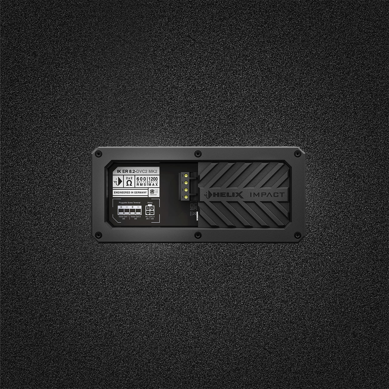HELIX IK ER8.2-DVC2 MK2 - 2x 8" 600W RMS Vented Subwoofer Box | 2x2Ω