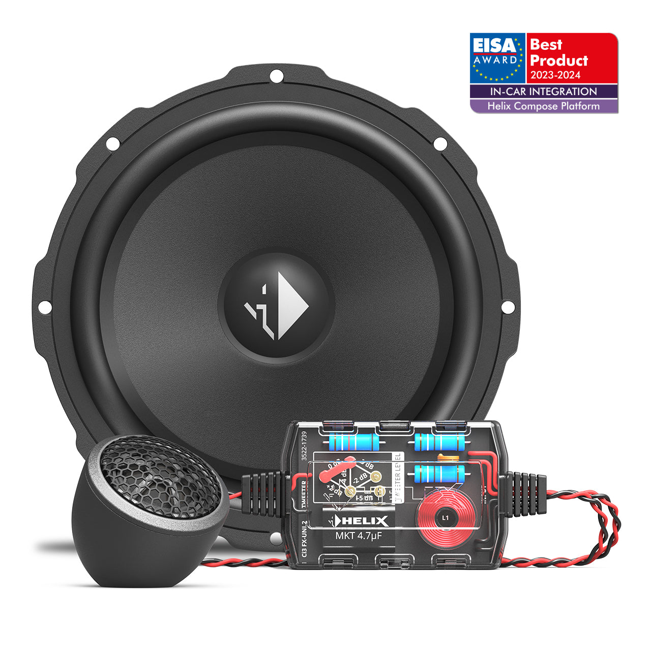 HELIX Ci3 K165.2FM-S3 MK2 - 6.5" 2-Way Component Speaker Set, FlexMount | 3Ω