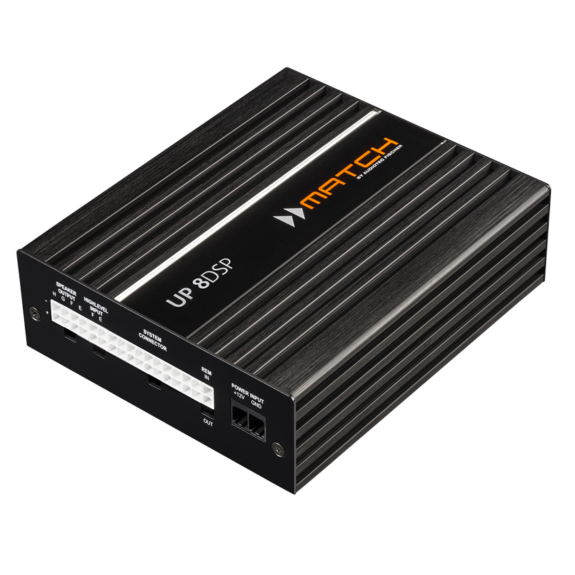 MATCH UP 8DSP - 8 Channel PnP Amplifier | 9ch DSP