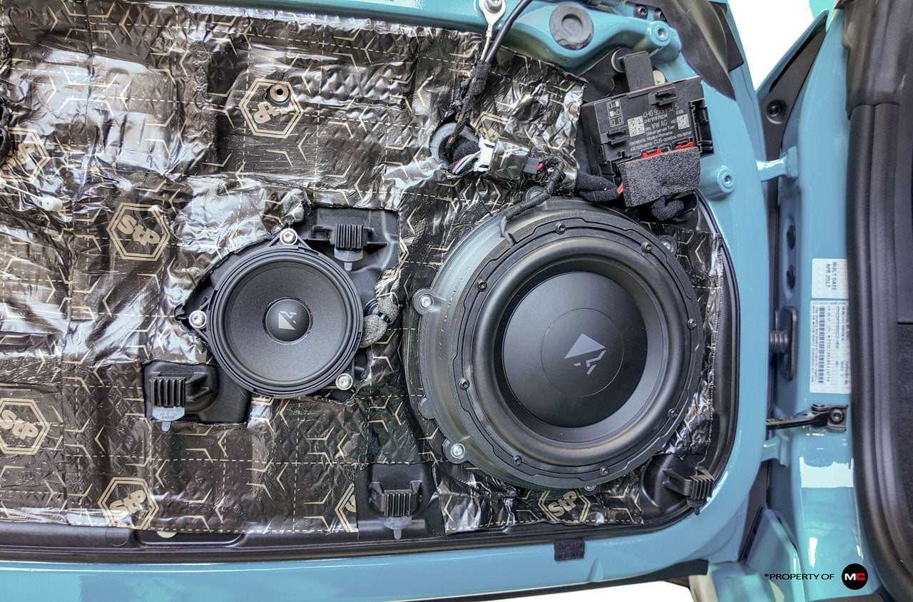 Porsche Boxster (982/718) - Front Speaker DSP Amplified Package (Extra Bass) | HELIX Ci3/Ci5