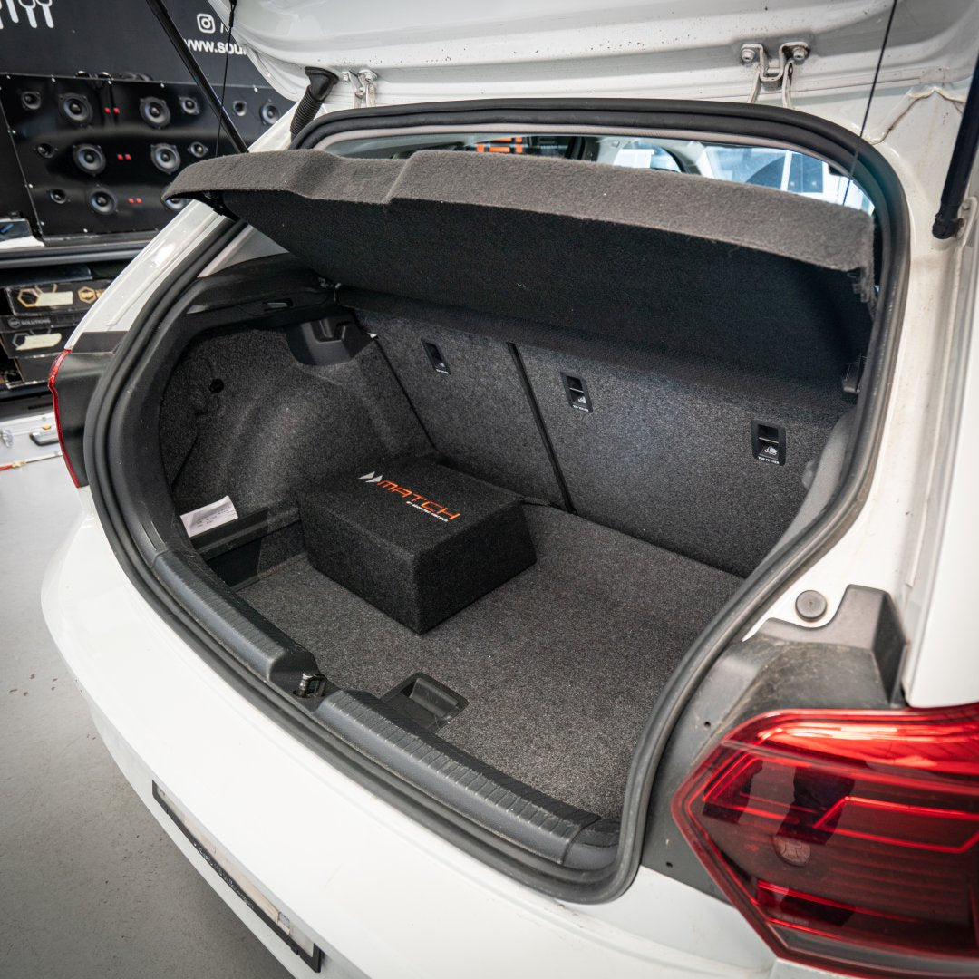 MATCH PP 8E-Q - 8" 200W RMS Vented Subwoofer Box | 4x3Ω